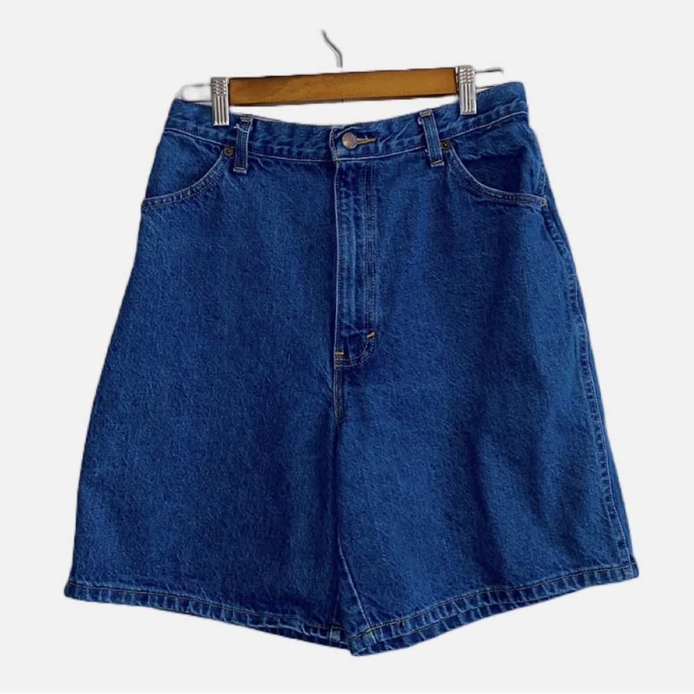 Relaxed Fit High Waisted Flared Denim Jean Shorts WOMEN’S SIZE 4